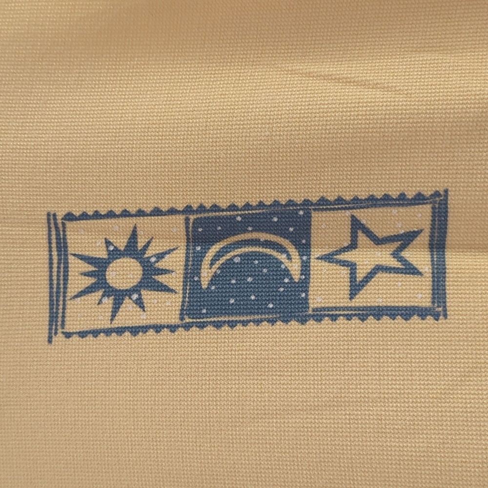 Christopher Banks Sun, Moon, And Star Yellow Maxi Dress Size Medium - Picture 3 of 7